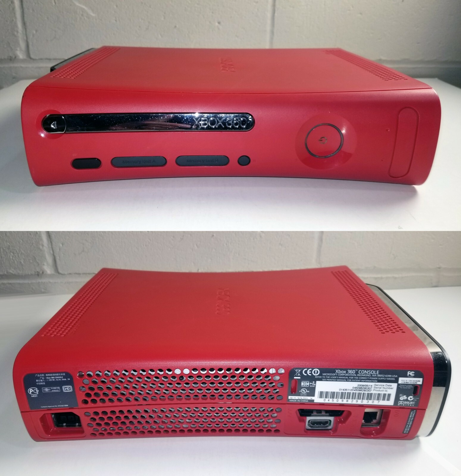 Resident Evil 5 Limited Edition Microsoft Xbox 360 Red Elite 120GB NTSC USA