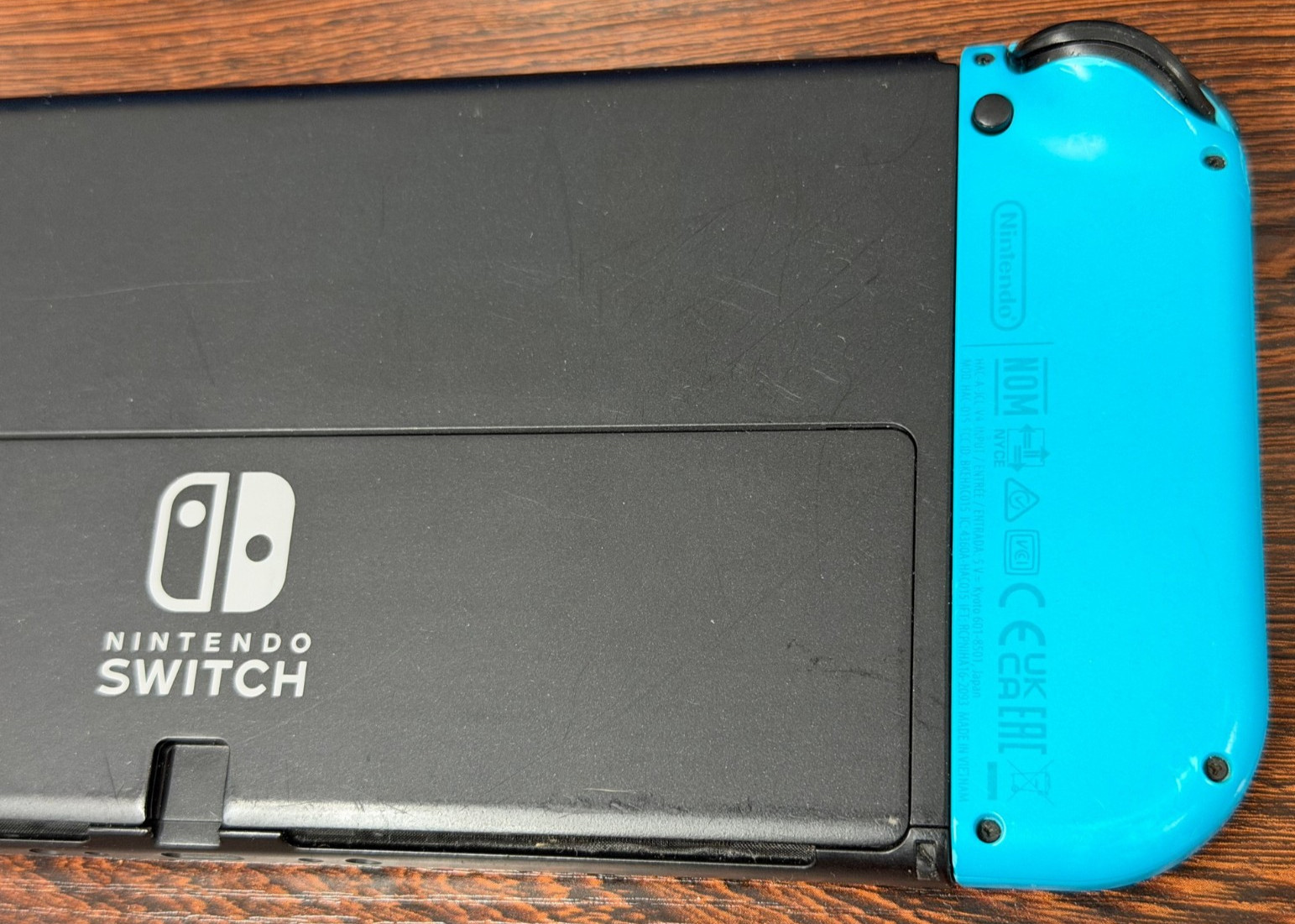 Nintendo Switch OLED Model Handheld Console – 64GB – Neon Red Blue – Good Used