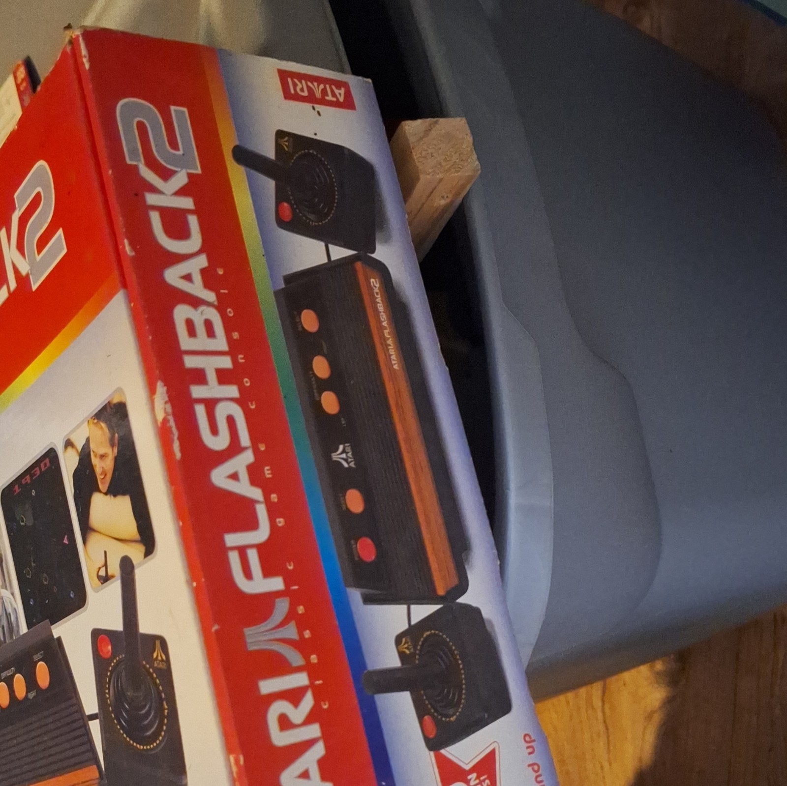 Atari Flashback 2 Classic Game Console Built-In Games w/ 2 Joysticks, RCA