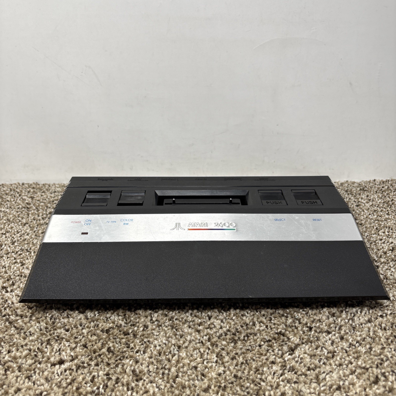 Atari 2600 Junior Jr Console System Bundle 10 Games Tested