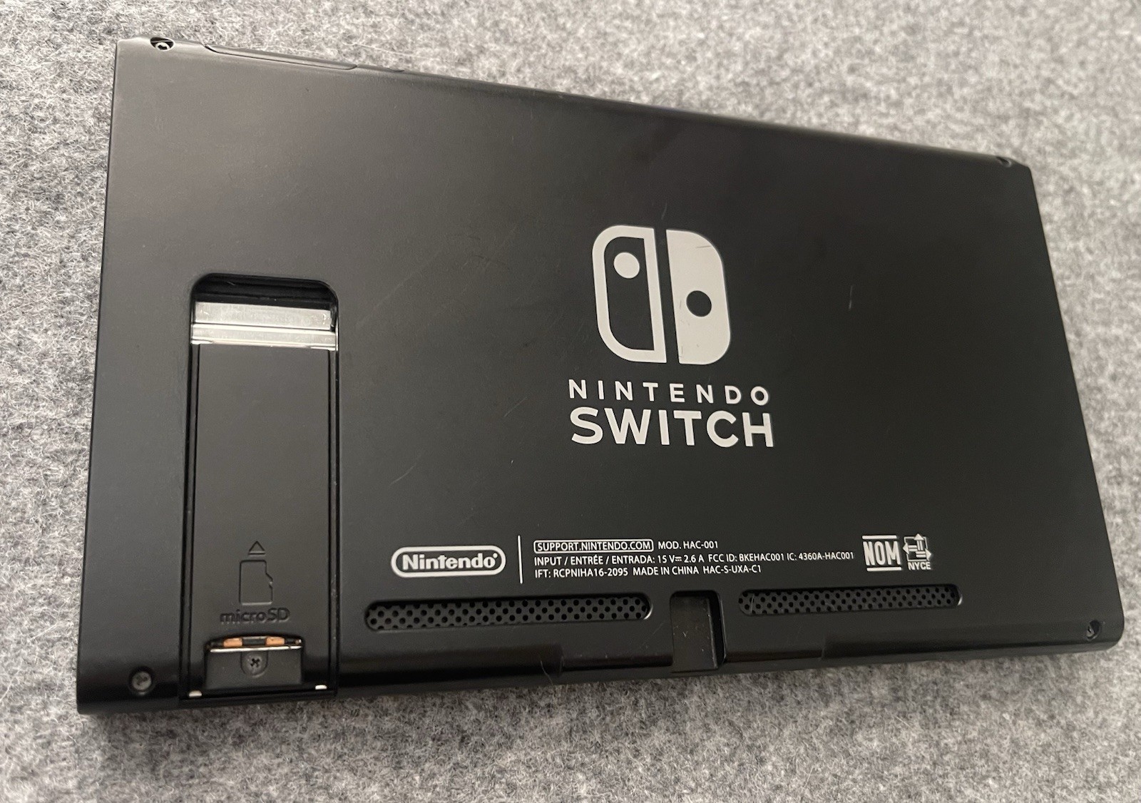 Nintendo Switch Handheld Console ONLY (HAC-001) Black Tested Guaranteed Working