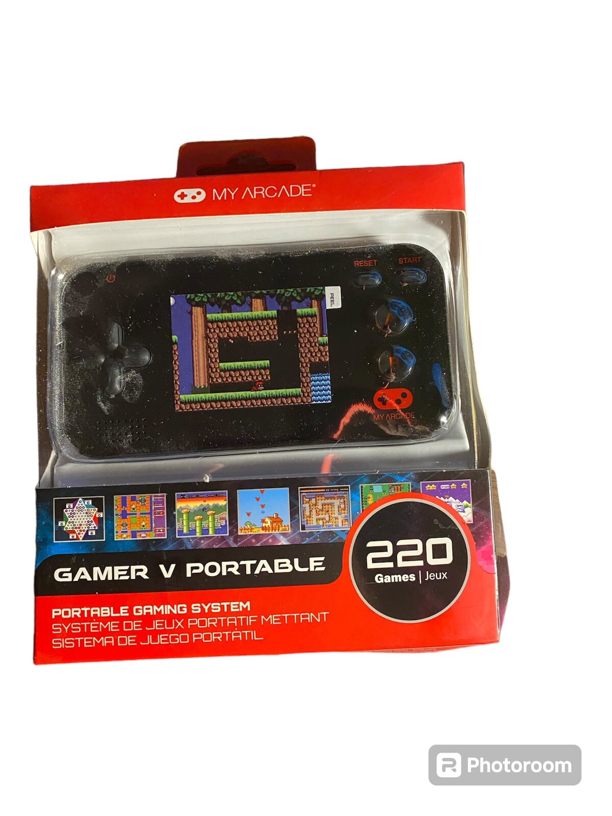 My Arcade Gamer V Portable 220 Games Portable Gaming System New In Box Fun Gift