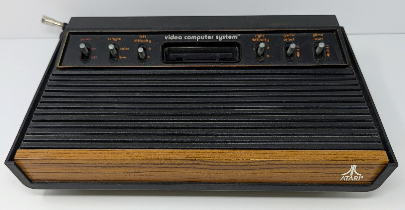 Atari 2600 Light Sixer Console Bundle w/ 5 Games – Jr. Pac-Man & More – Tested!