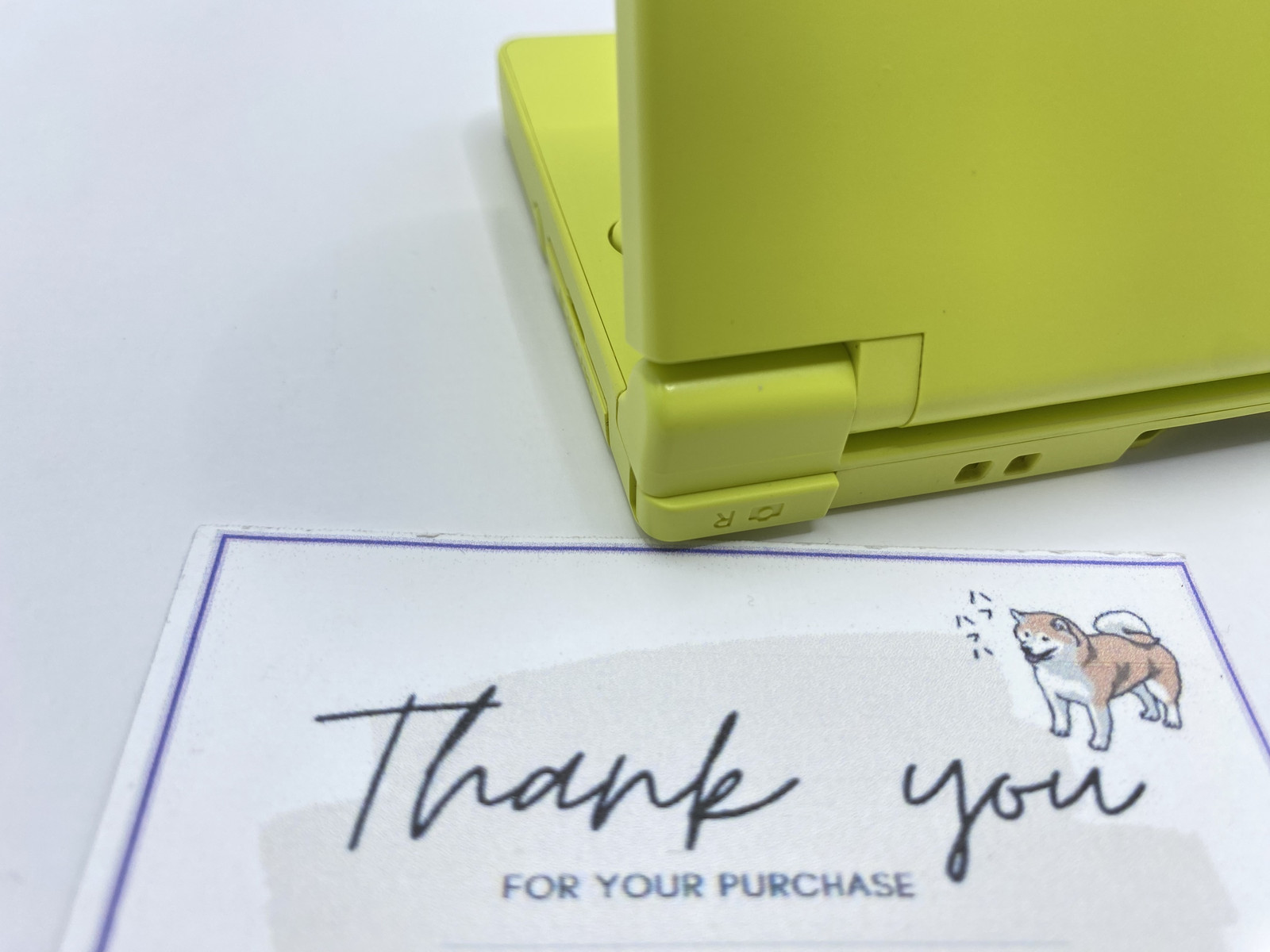 Nintendo DSi Lime Green Console Stylus TWL-001 Japanese language W/BOX
