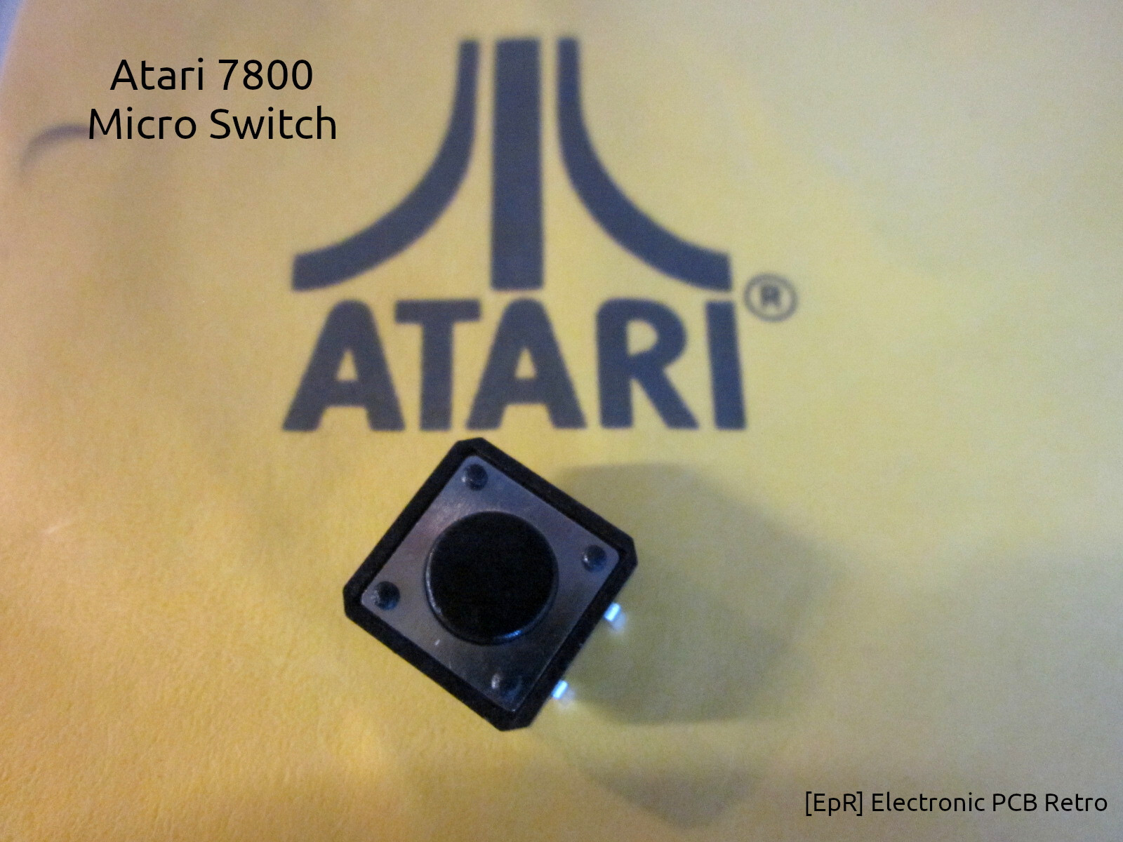 Atari 7800 (Most Common Power Issue) Replacement Tactile Switch – Single Switch