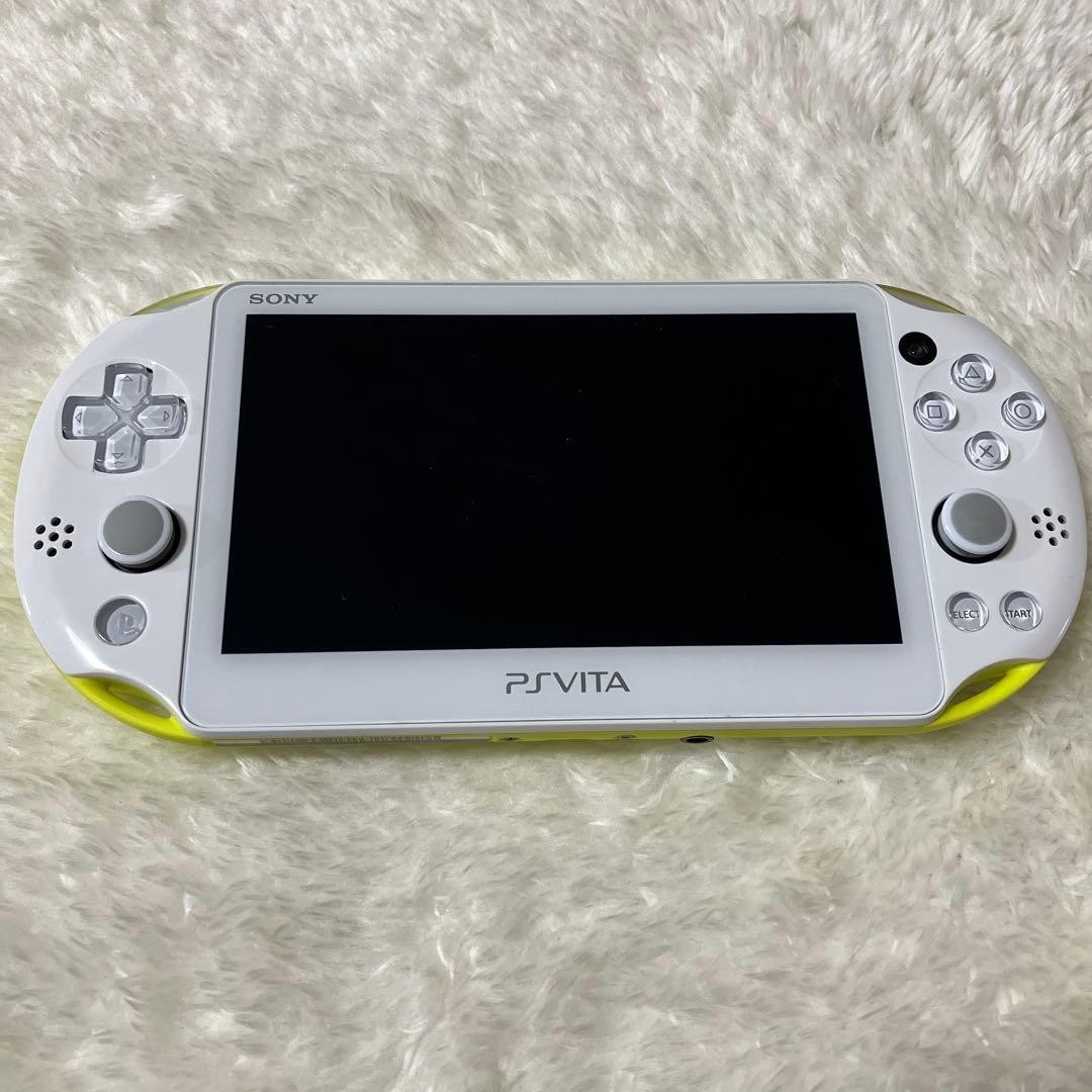 Excellent PS Vita PCH-2000 Lime Green White Tested