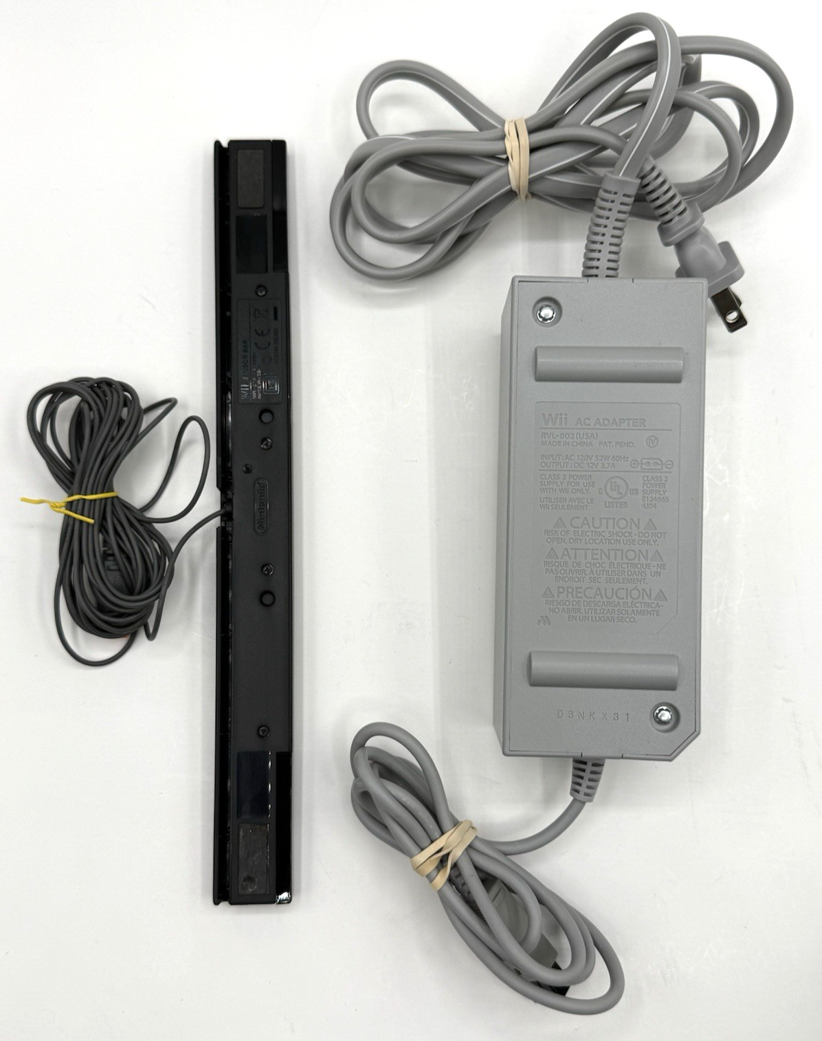 Nintendo Wii Black Console System Complete In Box New Super Mario Bros Game Set