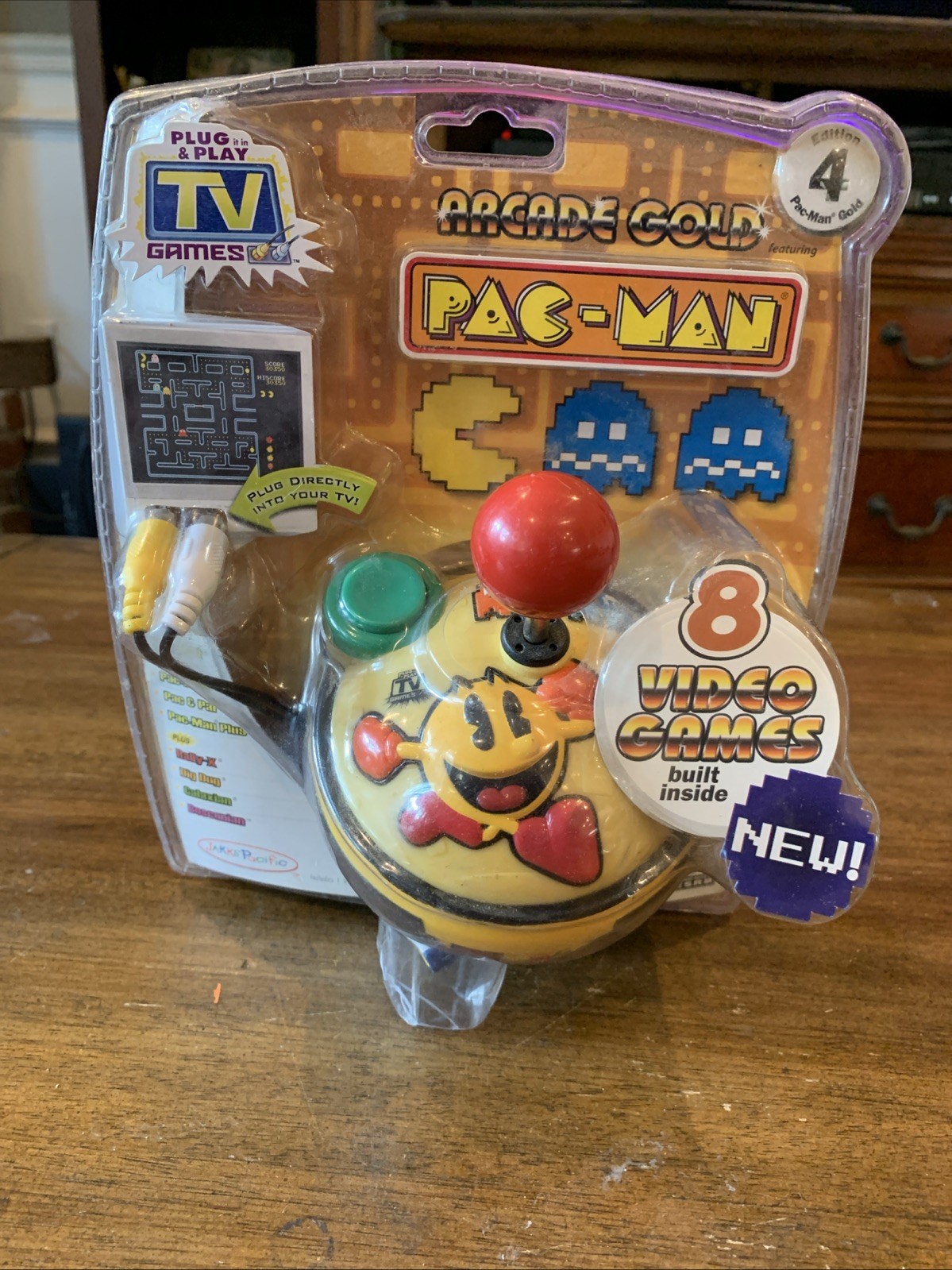 PAC-MAN Pacman Arcade Gold Edition 8 Video Games , New And Sealed