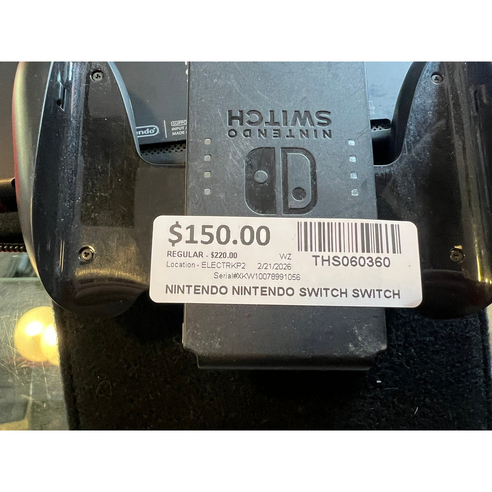 Nintendo Switch with Case and JoyCon Controller Holder
