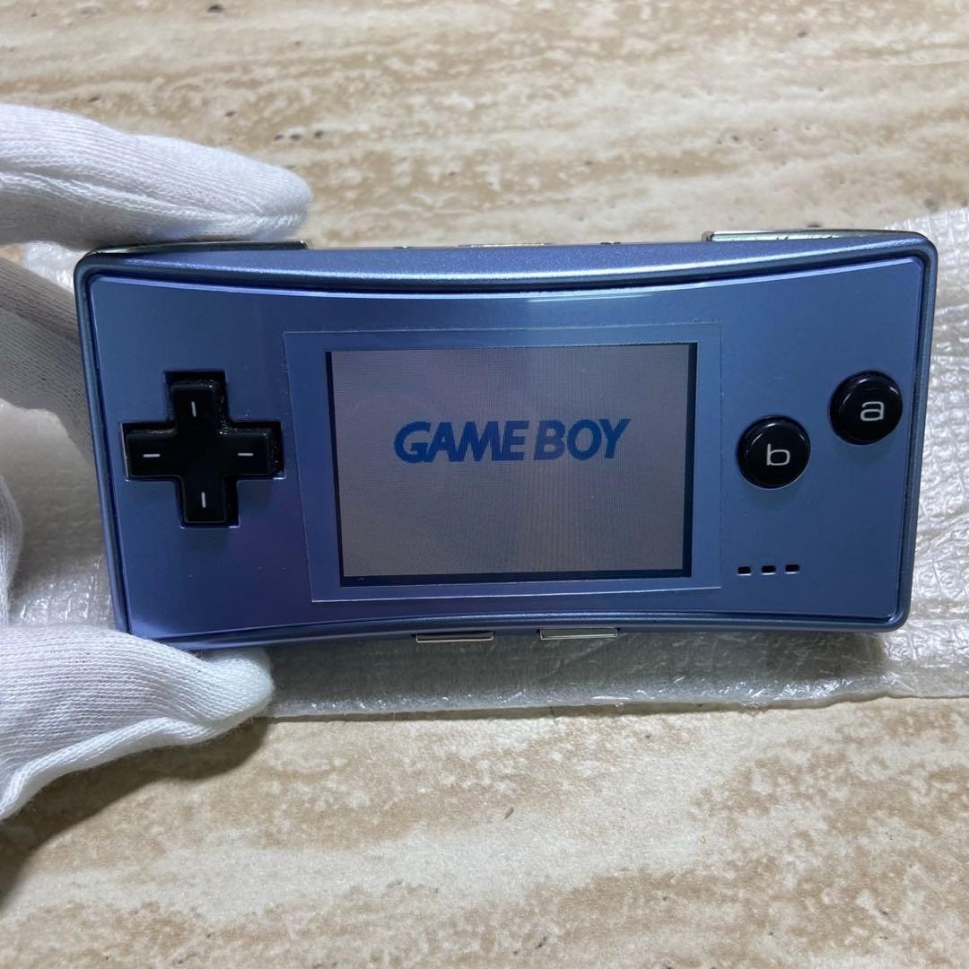 Nintendo Game Boy Micro Blue Console Complete in Box CIB Near Mint 7203