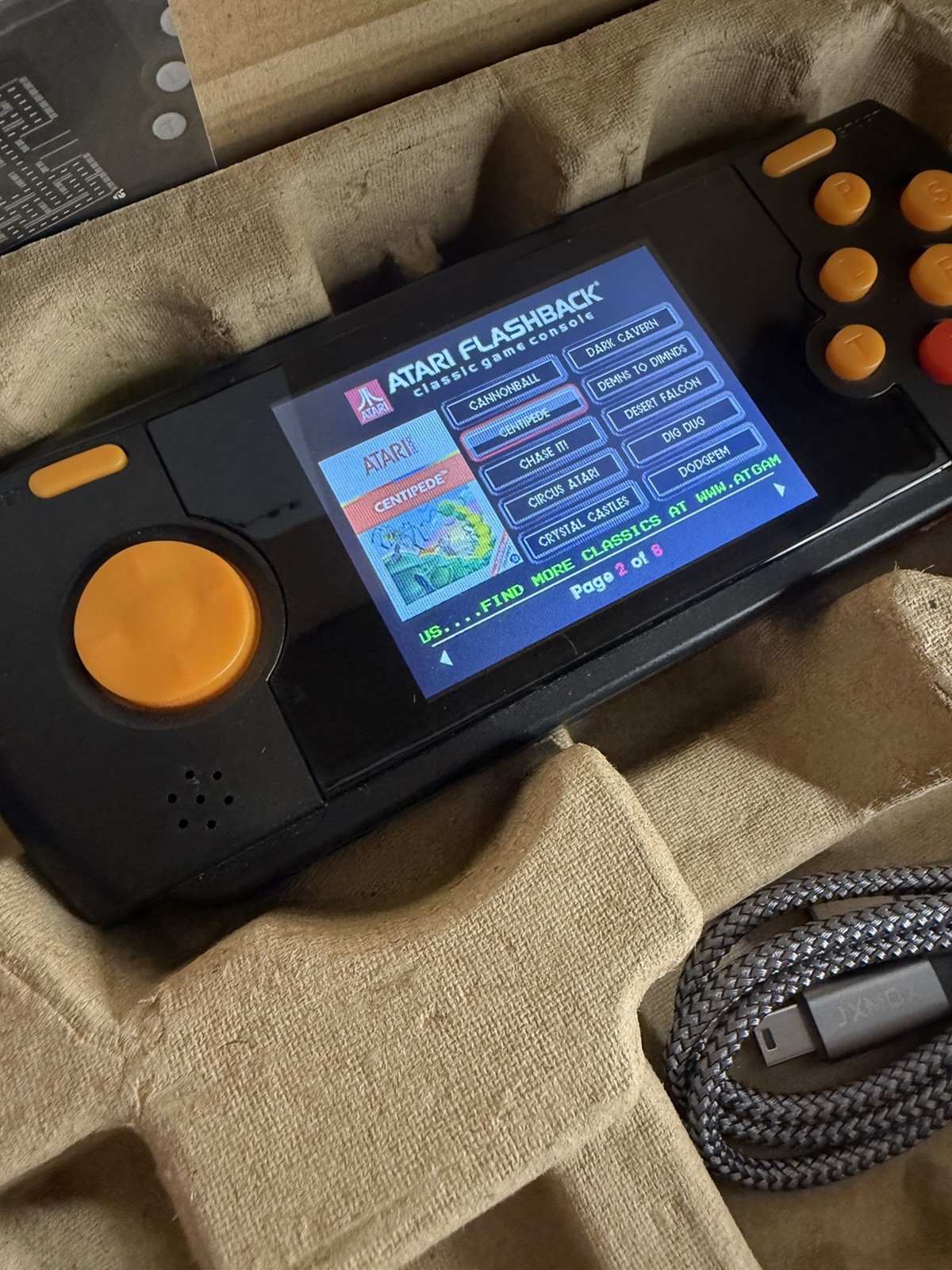 Atari Flashback Portable 60 Built-In Games Atgames Frogger Centipede