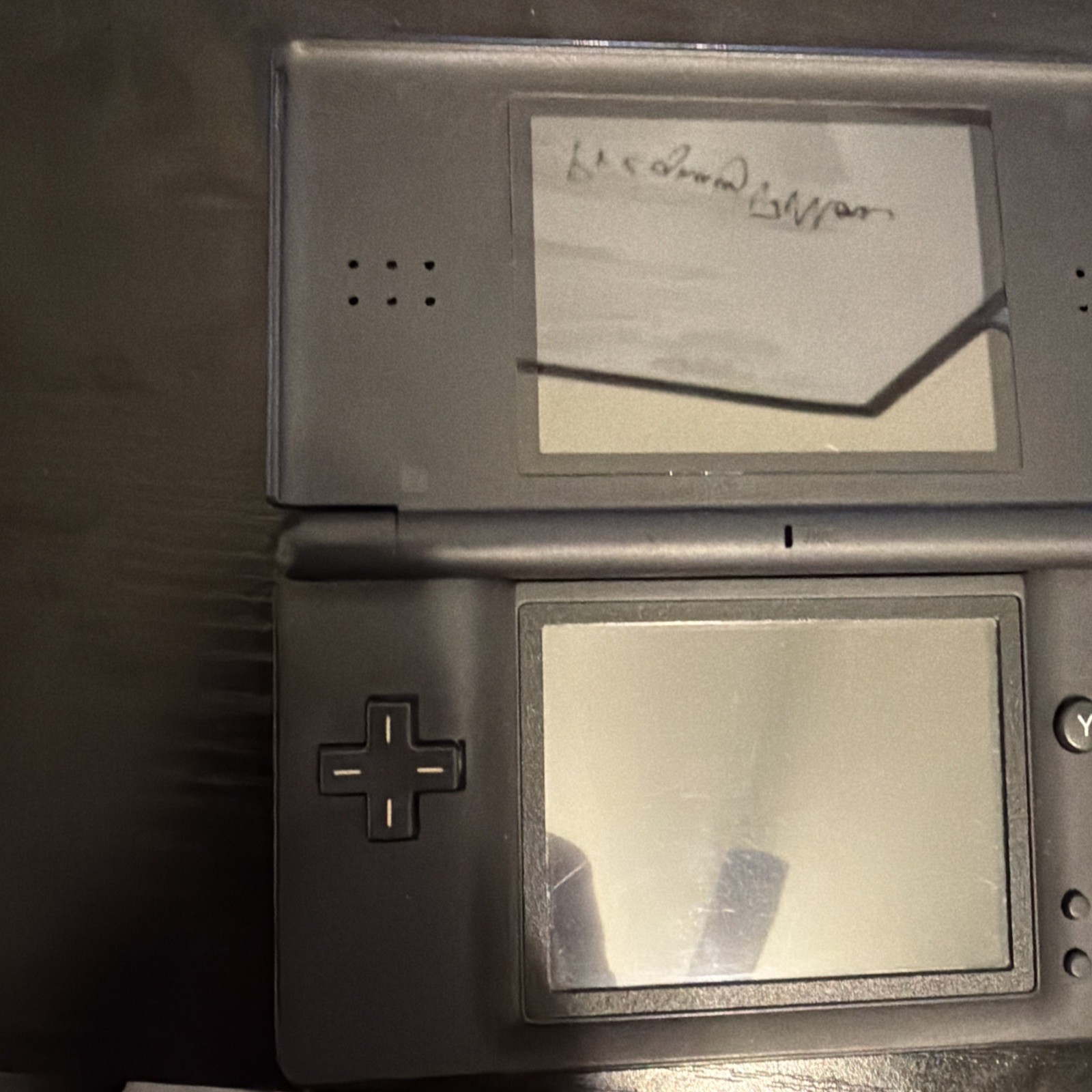 Nintendo DS Lite Handheld System – Cobalt/Black Bad Hinge