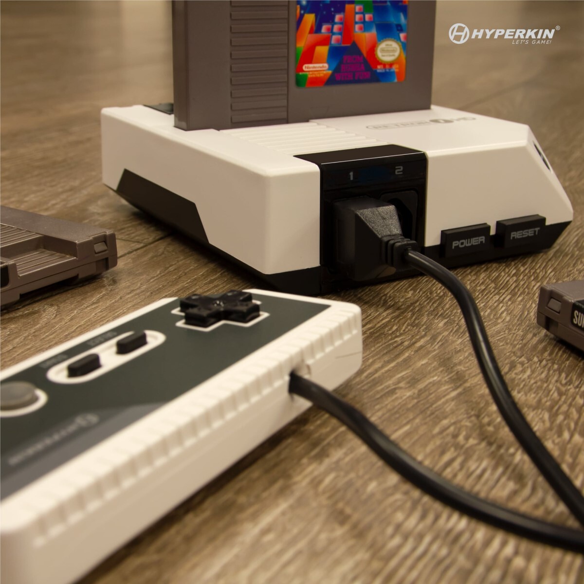 Hyperkin RetroN 1 HD Gaming Console for NES Games – White (FVS031967)