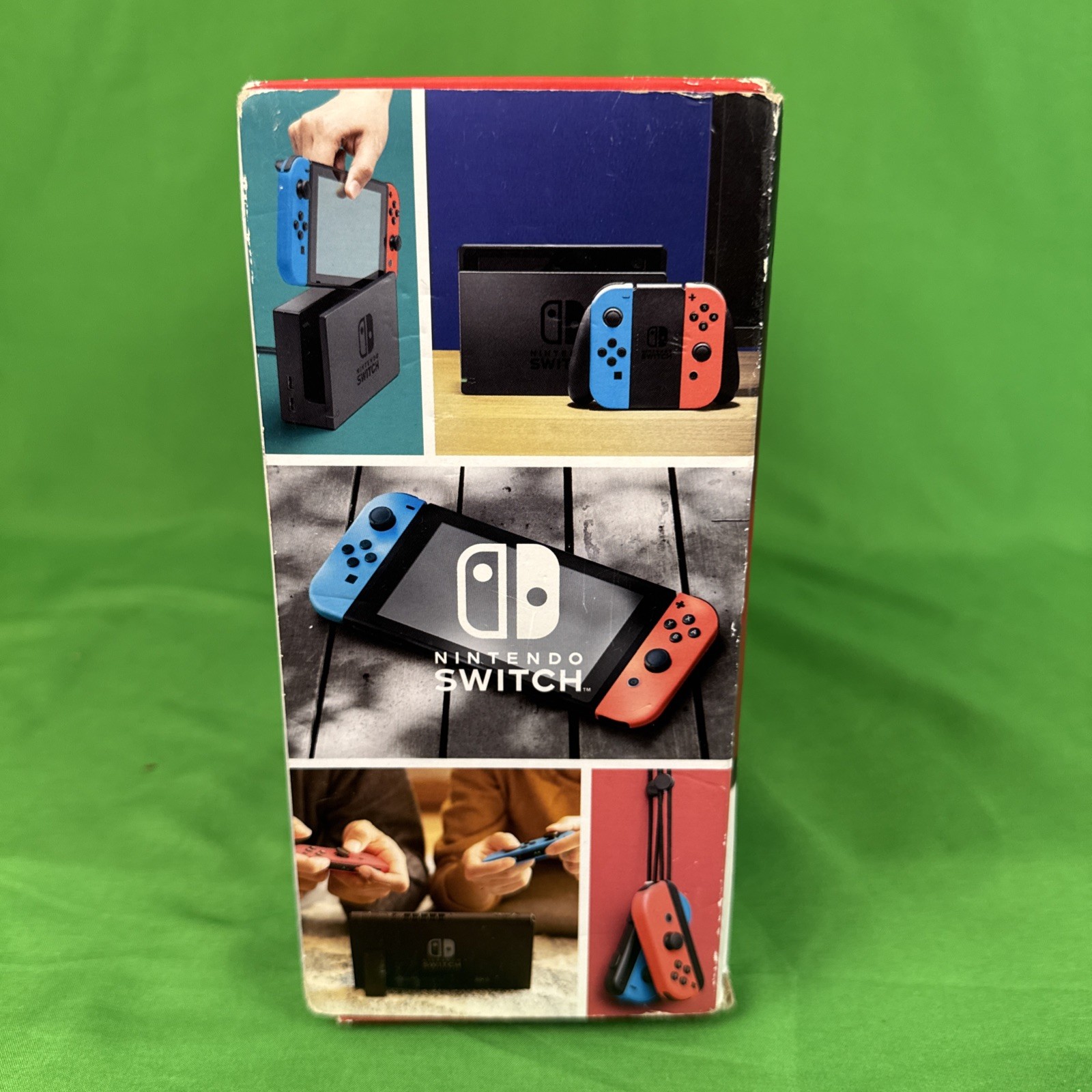 Nintendo Switch 32GB Gray Console ~ Neon Red/Neon Blue Joy-Con ~ Complete w/Box