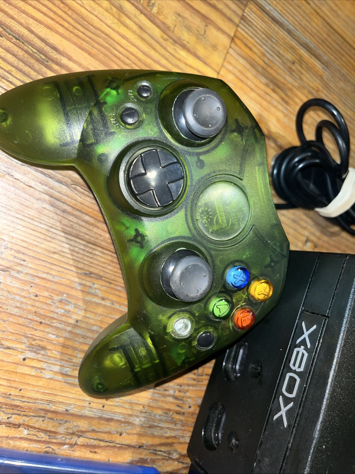 Microsoft Original Xbox Classic OG Console Controller Game For Parts Or Repair