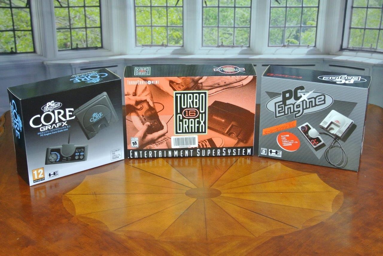 KONAMI Game System TURBO GRAFX 16 Core Grafx PC ENGINE Mini Entertainment
