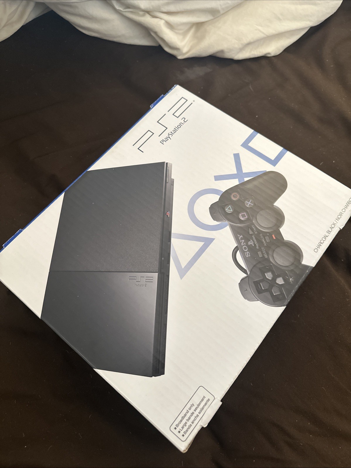 NEW/FACTORY SEALED – Playstation 2 PS2 Slim Console SCPH-90001 (Charcoal Black)
