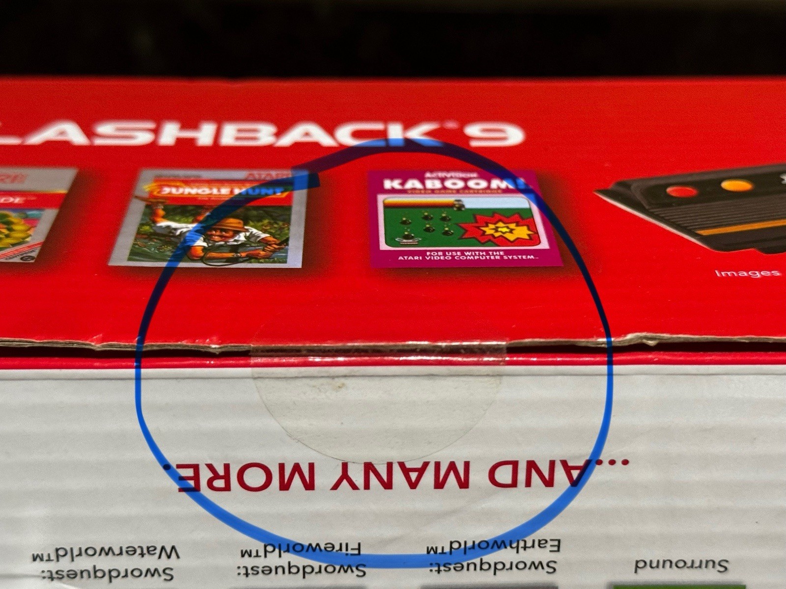 Atari Flashback Lot Flashback 9 110 Games + Pong & Asteroids 20 Games Each