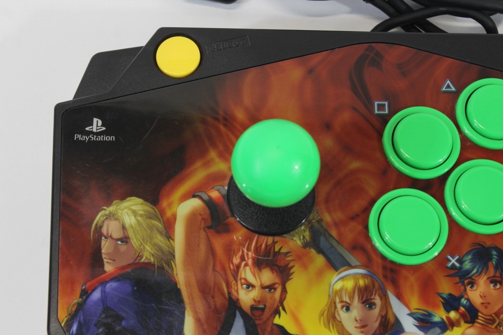 HORI Soul Calibur II Stick Arcade Joystick Controller & Game PS2 PlayStation 2