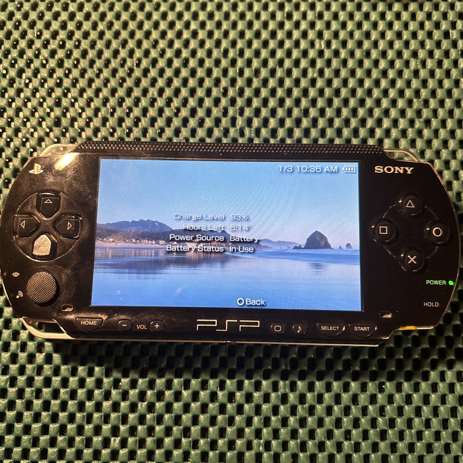 Sony PSP-1001 Black Handheld Console W/ Charger, Accessories, NEW BATTERY etc.