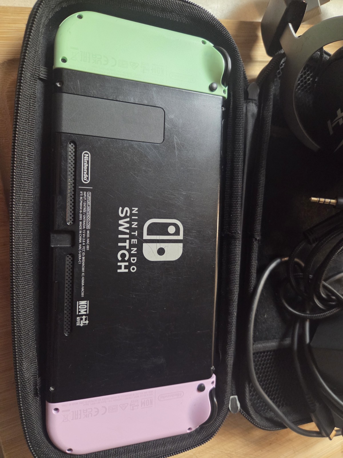 Nintendo Switch OLED with Super Smash Bros Ultimate with Headset and Dock