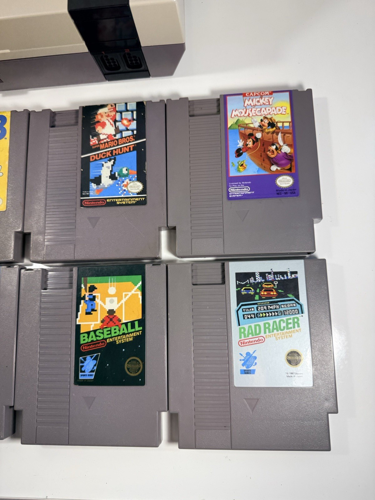 Nintendo NES Console System Bundle NEW 72 PIN Super Mario 8 Fun Games RESTORED!