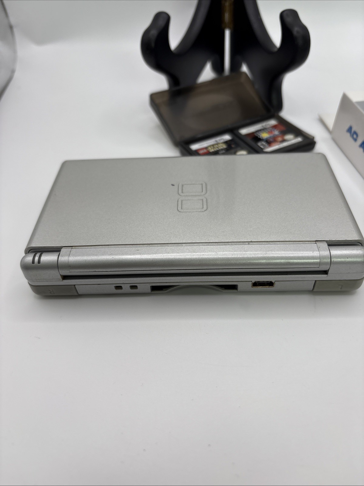 Nintendo DS Lite Console – Gray TESTED Bundle w/ Games+ Charger