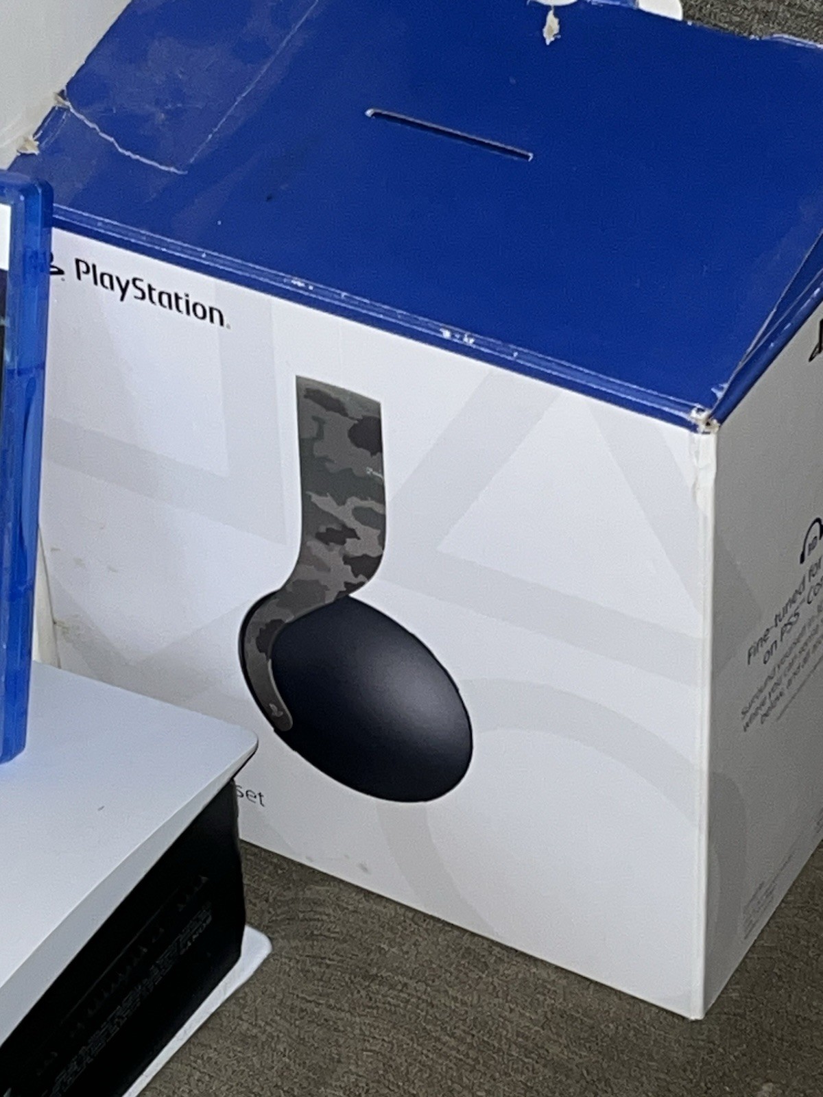 Sony PlayStation 5 Disc Edition 825GB – White With Wireless Headset & 3 Games