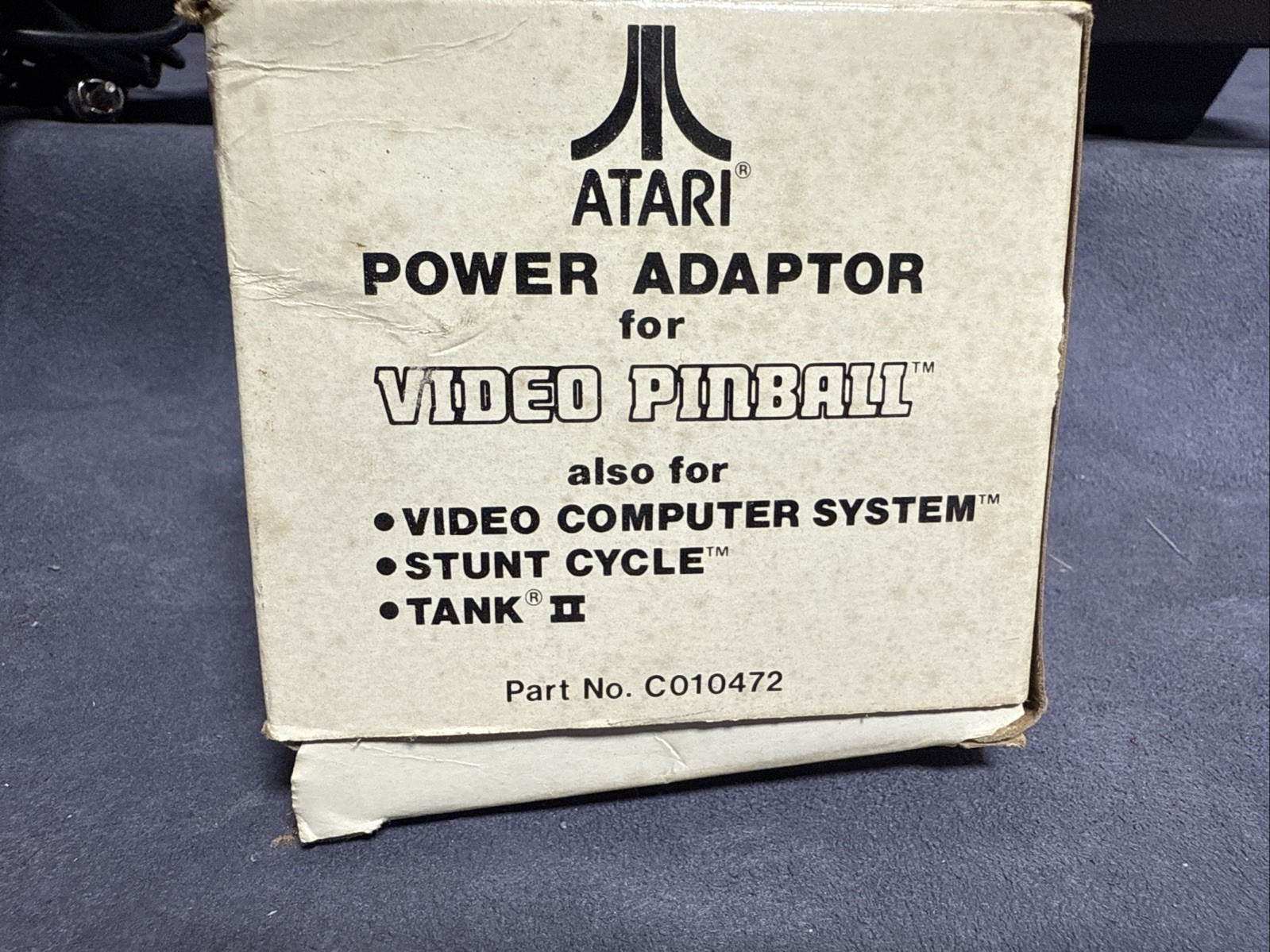 VINTAGE Atari 2600 Cx2600 model in box Untested Missing Joy Sticks Read descript