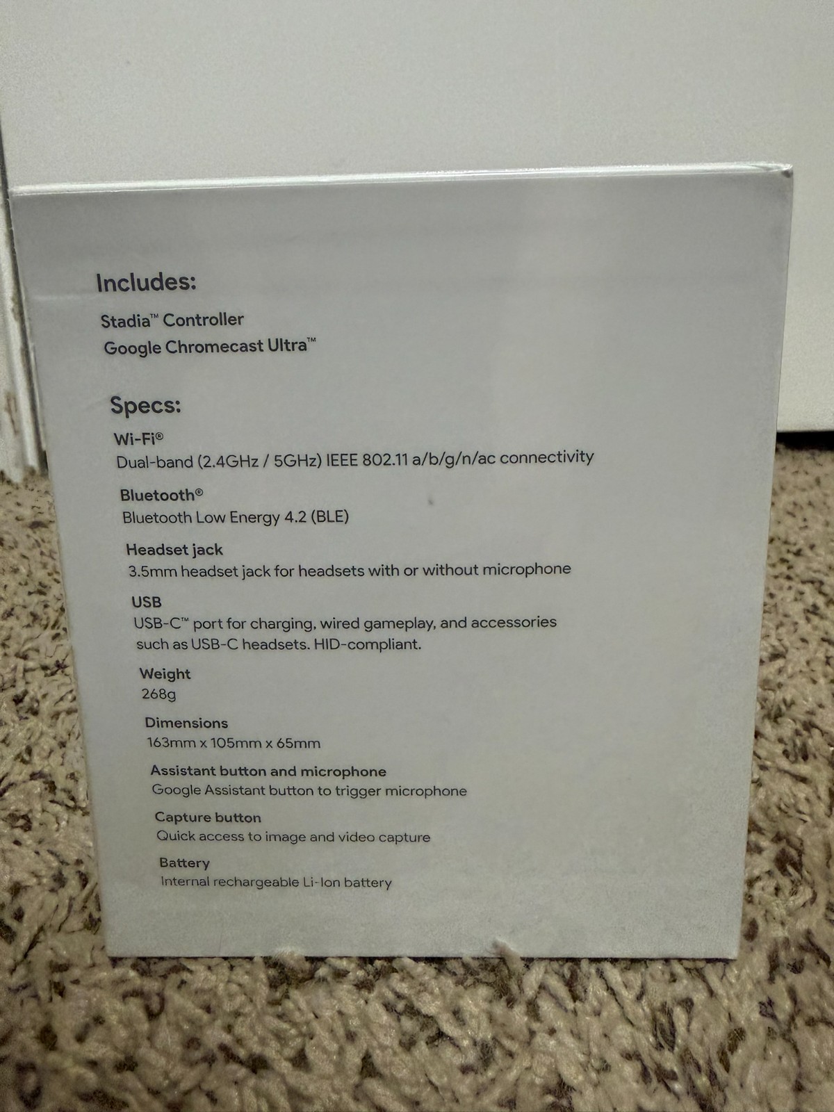 Google Stadia Premier Edition – Brand New Sealed (Collector’s Item)