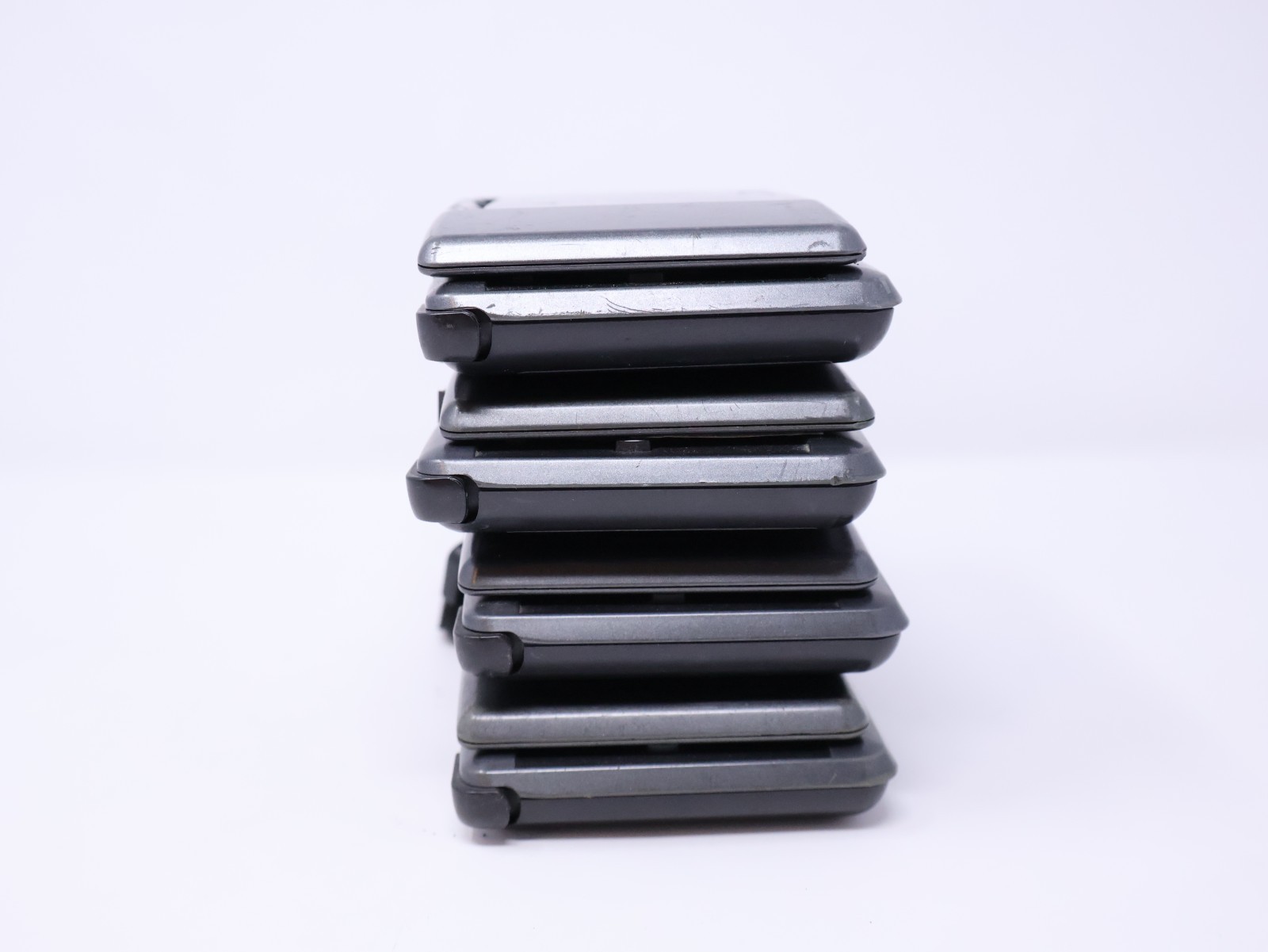 Nintendo DS Original NTR-001 Console Black Lot of 4 Broken Hinge For Parts