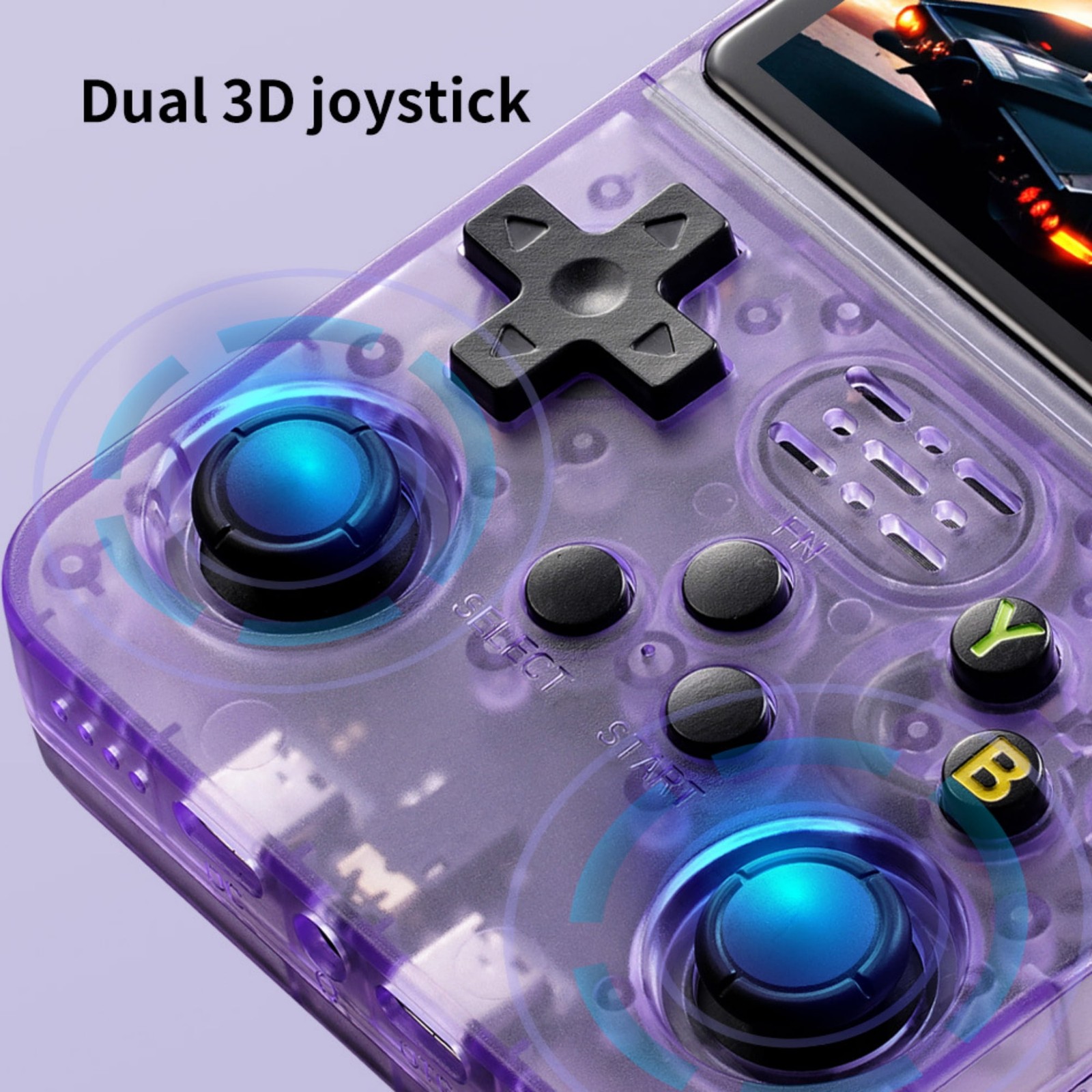 Handheld VideoGame Console R36S Retro 20000 Games 3.5 InchIPS Scree,128GB