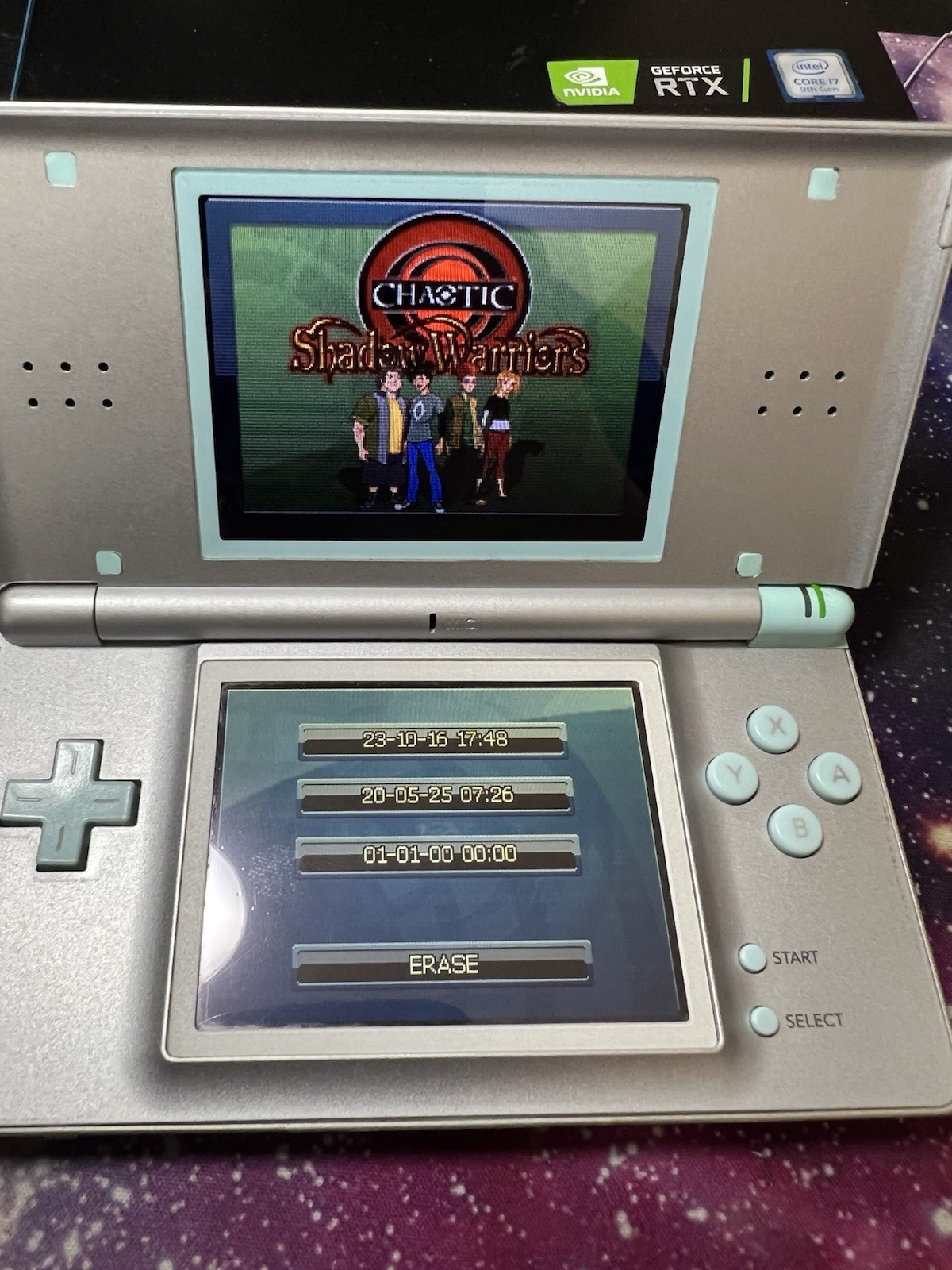 Nintendo DS Lite Gray Blue! Fully Functioning! Read Description! Region Free