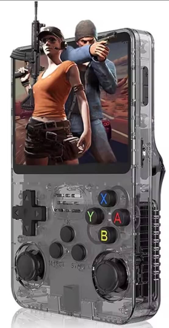 NEW R36S PLUS RETRO HANDHELD BUNDLE WITH CARRYING CASE!