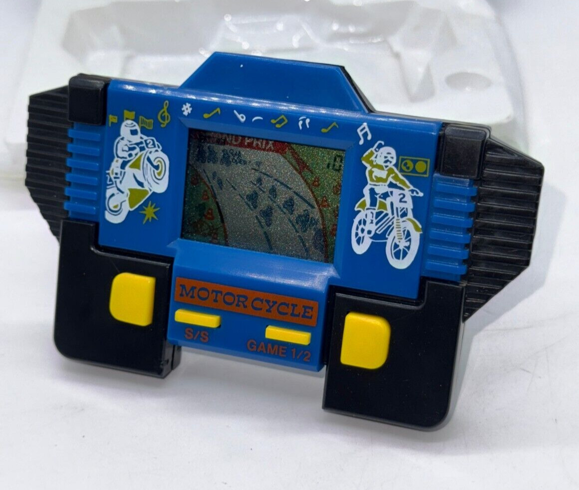MOTORCYCLE – LCD Game & Watch Portable Console – 1990’s – GRAND PRIX VARIANT