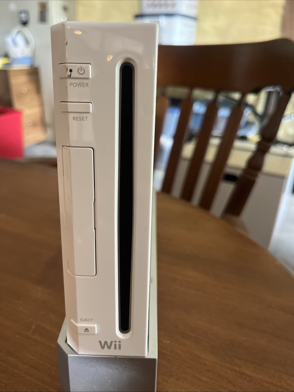 Nintendo Wii RVL-001 512 MB Home Console – Works- No Power Cord Or Controllers