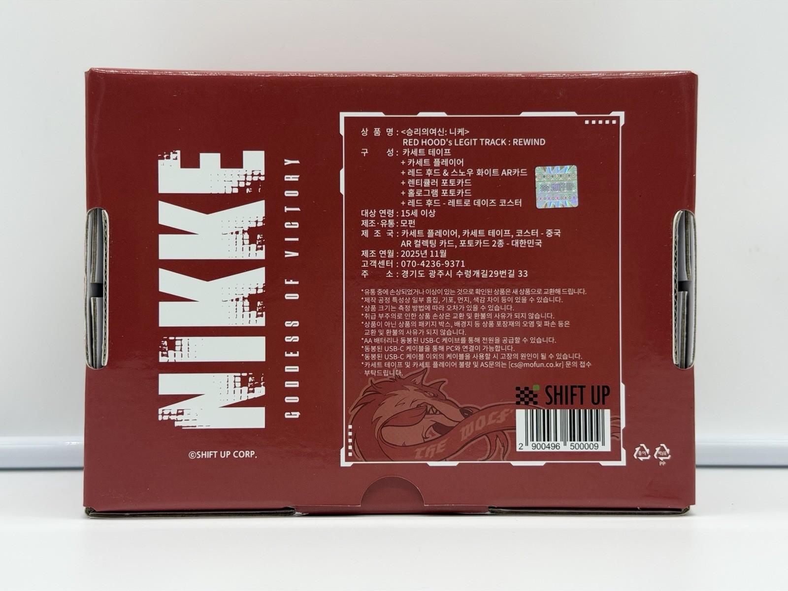 AGF2025 Goddess Of Victory NIKKE Red Hood’s Legit Track Rewind Cassette Player!!