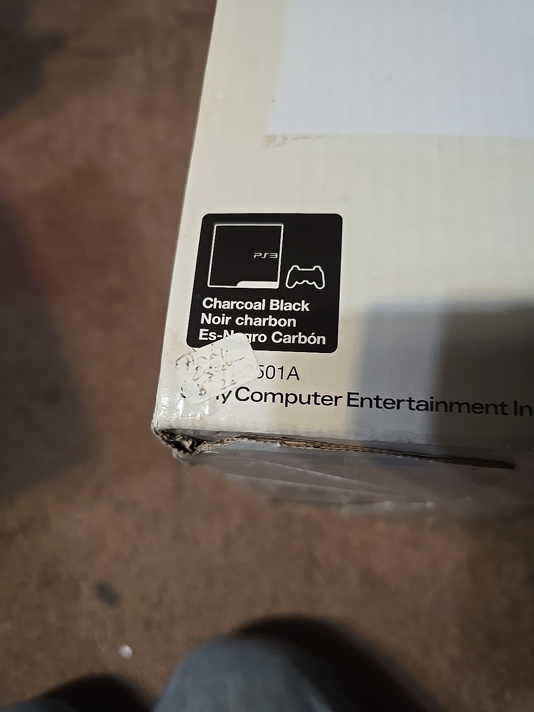 PS3 Slim 160GB Console w/ Box TESTED — No Controller — As Is