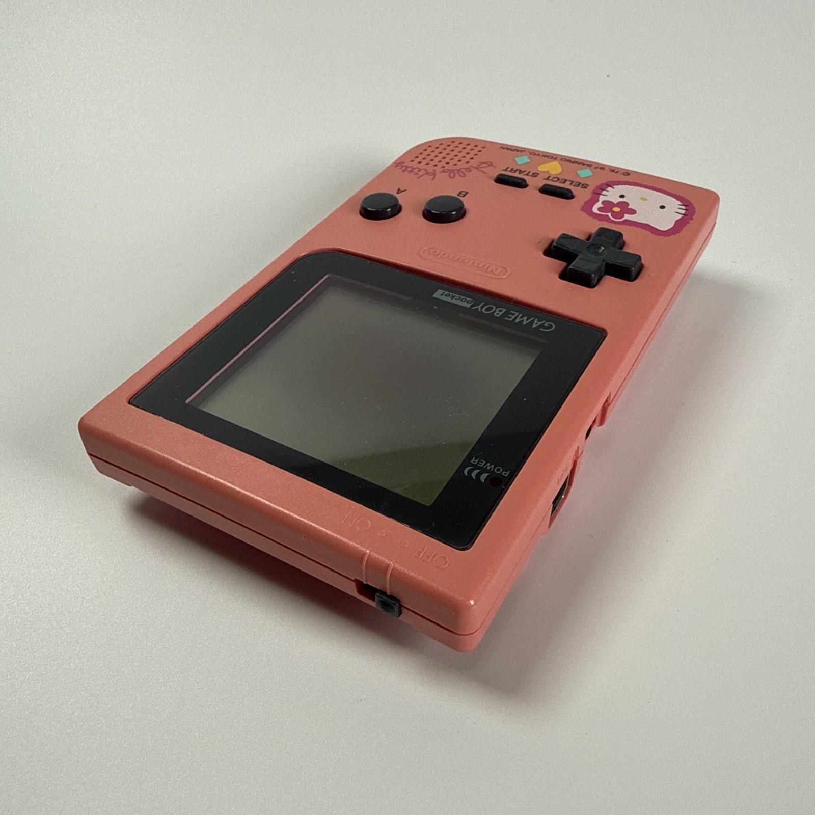 Nintendo Game Boy Pocket Hello Kitty Pink Sanrio Limited MGB-001 Tested Japan