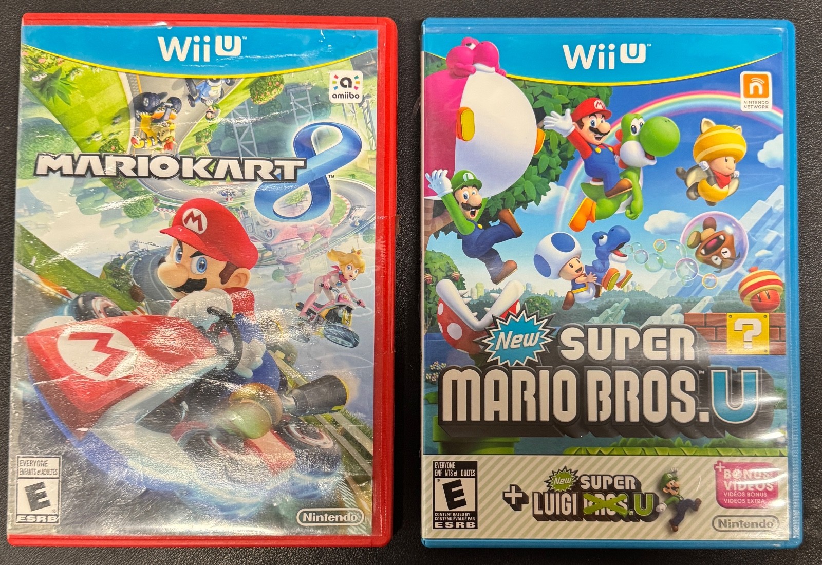 Wii U Console W/Game Pad, Stand, Wireless Sensor, 2 games, Original Wires (Z20)