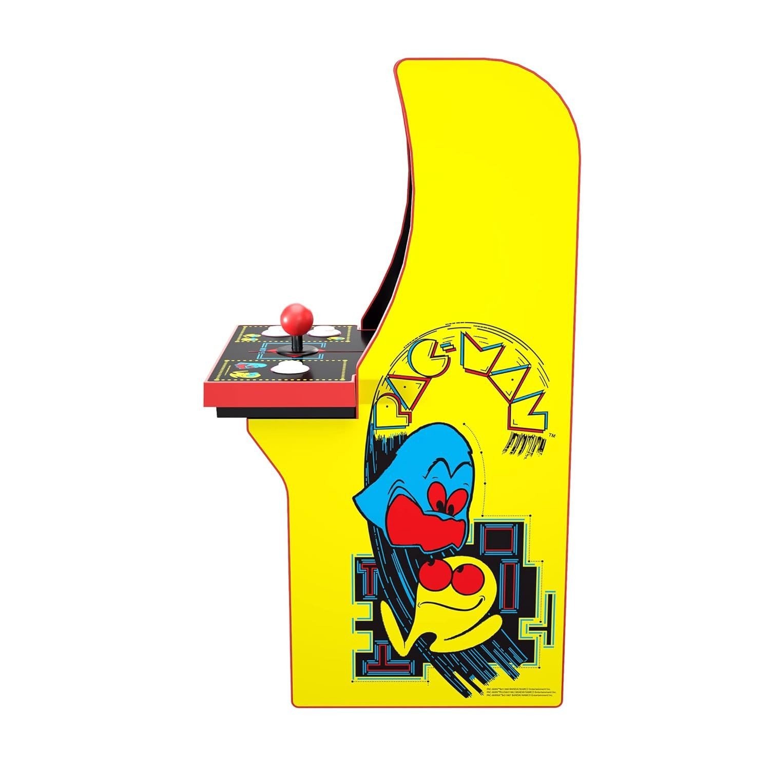 Open Box Arcade1Up Pac-Man Collectorcade Mini Arcade Machine 3 Games A1U