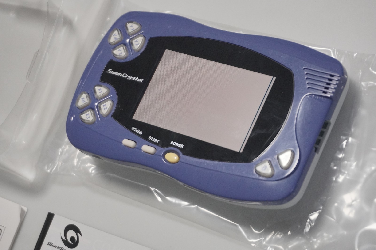 Wonder Swan Crystal handheld console blue boxed Japan WondeSwan system US Seller