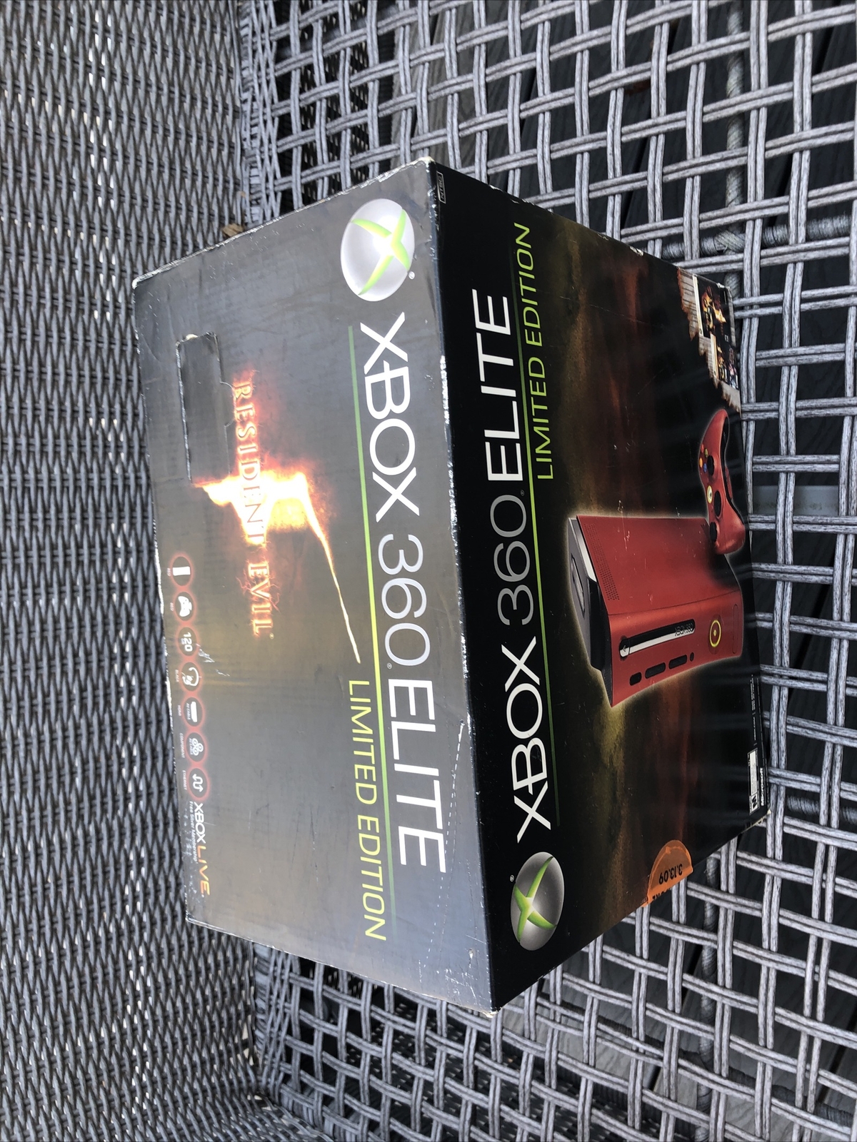 Xbox 360 Elite Resident Evil Limited Edition Elite 120 GB Red System Bundle New