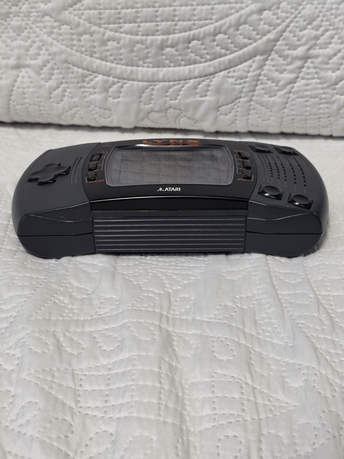 Atari Lynx II 2 Console System w/Battery Cover PARTS or REPAIR Nice Condition