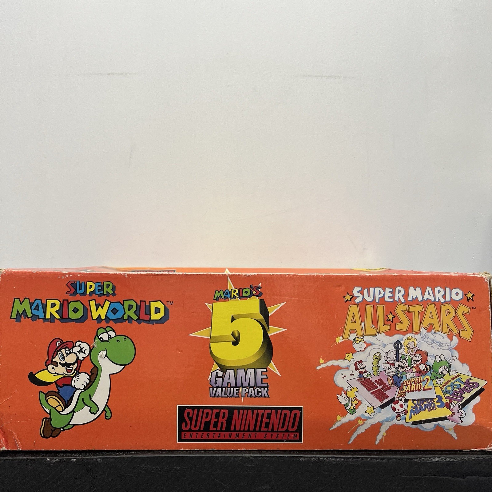 Mario’s 5 Game Value Pack Super Nintendo W.Game Controller & Leads FREE POSTAGE