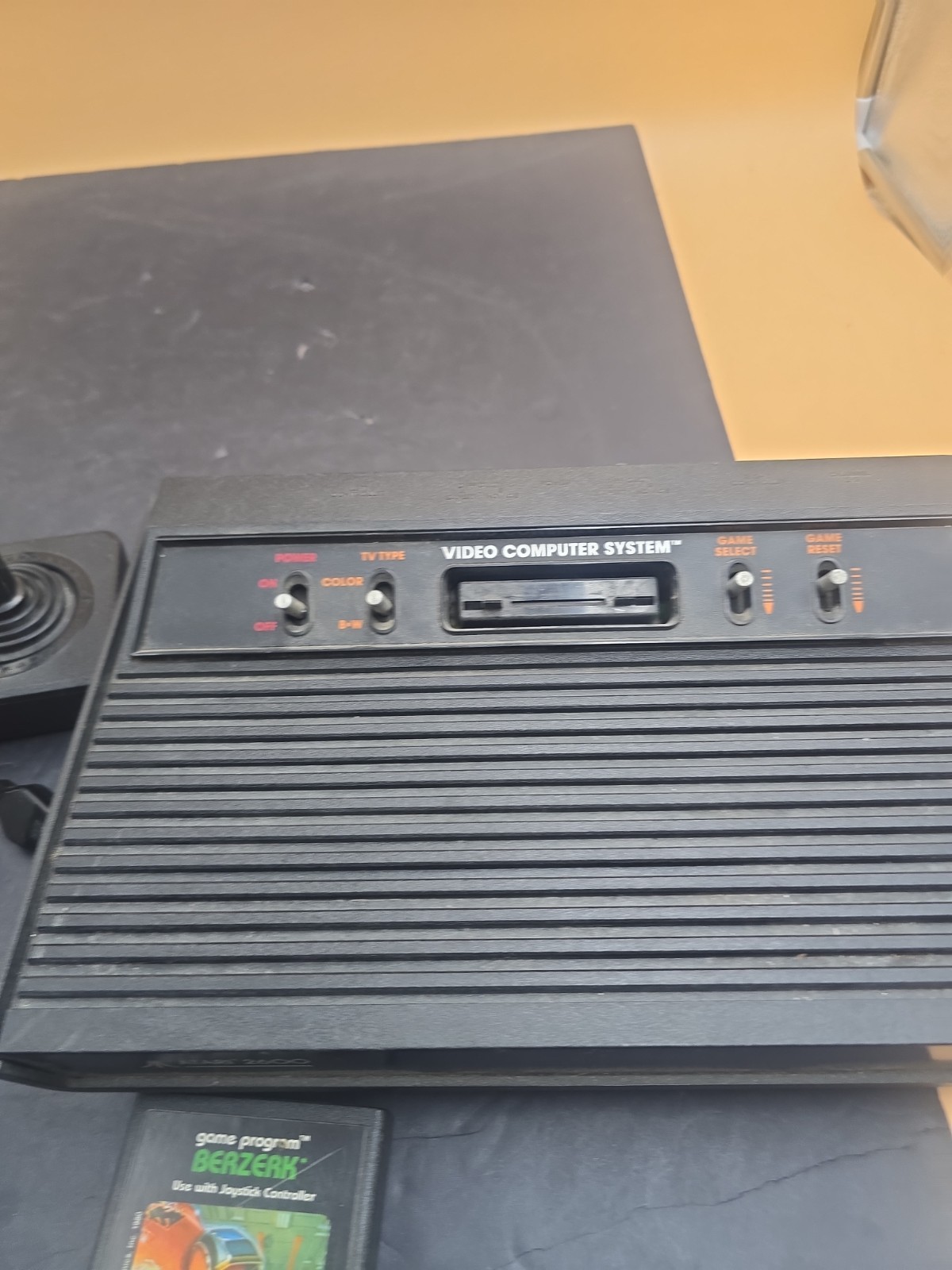 Atari 2600 “Darth Vader” Console – Black – 4‑Switch Model P/R 1 Game 2 Joy Stick
