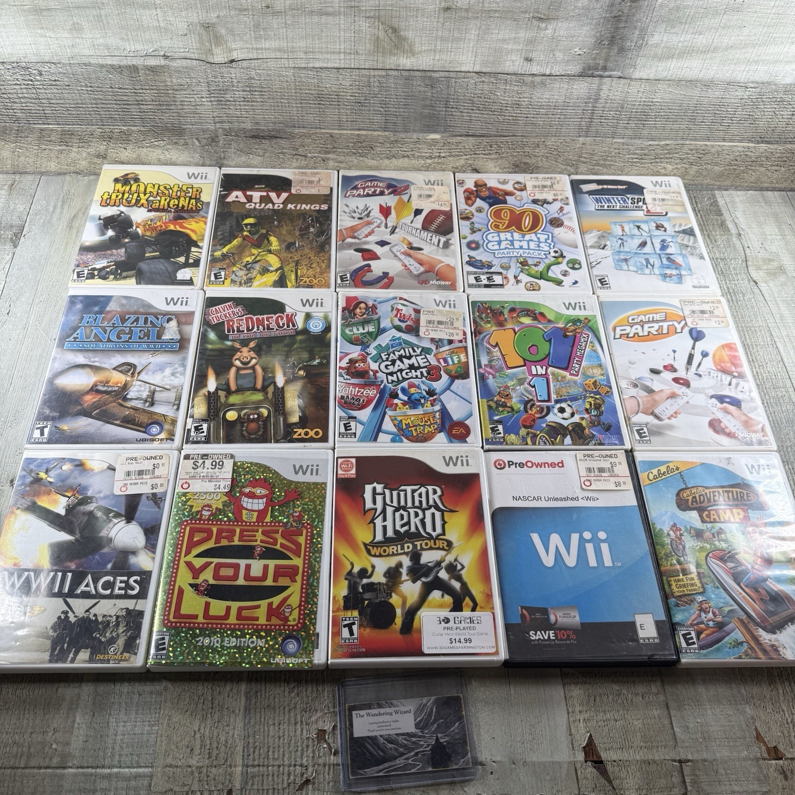 Huge Nintendo Wii Bundle Lot – Console, Controllers, 33 Games, Accesso, & More
