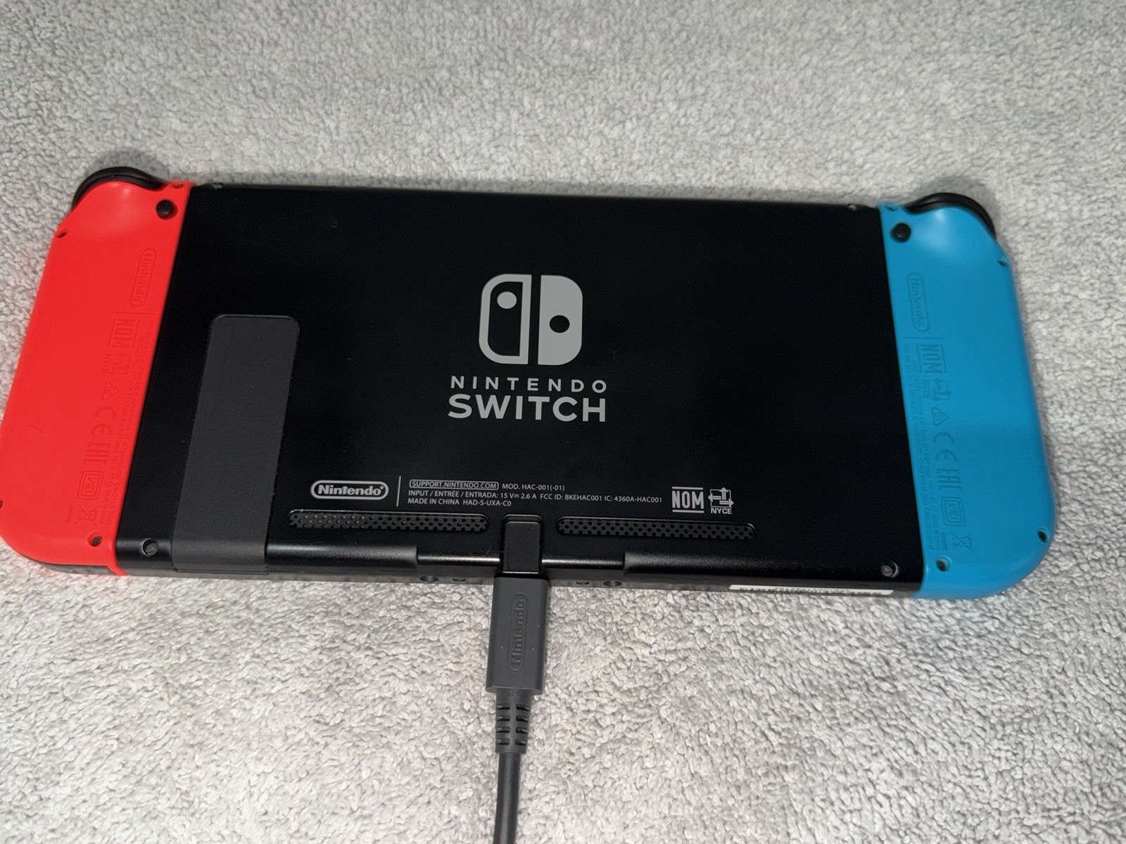 Nintendo Switch 32GB Handheld Console – Neon Red/Neon Blue with 400gb Micro Sd.
