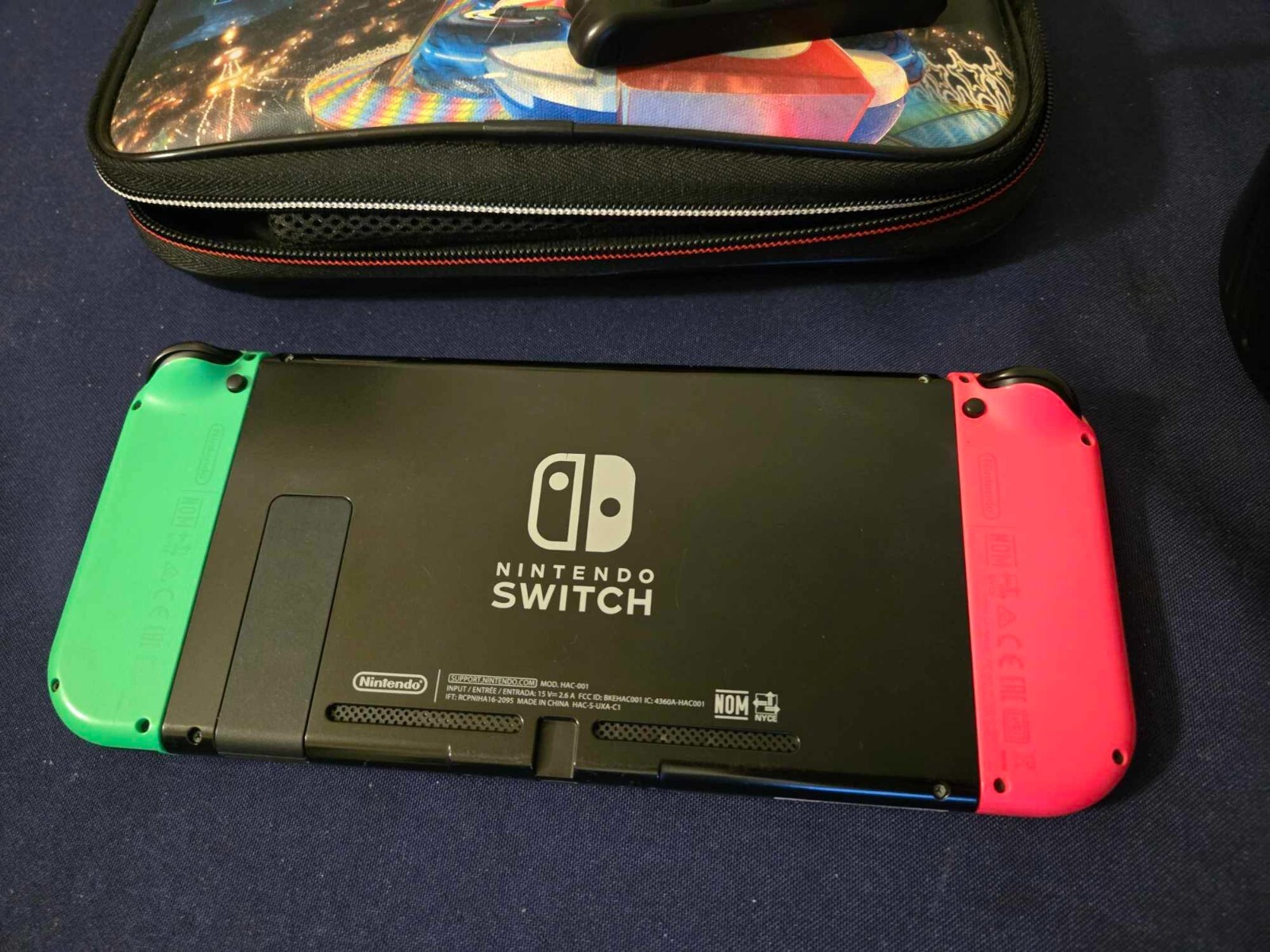 Nintendo Switch 32B Handheld Console Neon Red/Neon Green Headset Mario Kart AF