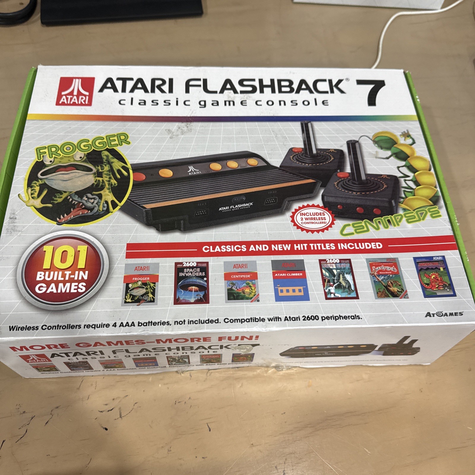 Atari Flashback 7 Classic Game Console Deluxe Plug N Play Tested